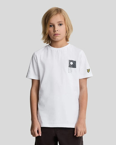 Lyle&Scott junior DISRUPT GRAPHIC T-SHIRT TSB2208V 626 White