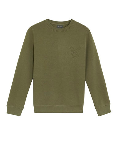 Lyle&Scott junior EMBOSSED EAGLE CREW NECK MLB2312V X848 Deep Depths