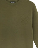 Lyle&Scott junior EMBOSSED EAGLE CREW NECK MLB2312V X848 Deep Depths