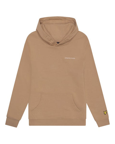 Lyle&Scott junior EMBROIDERED HOODIE MLB2020V W122 Sand Storm