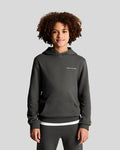 Lyle&Scott junior EMBROIDERED HOODIE MLB2020V W635 Gunmetal