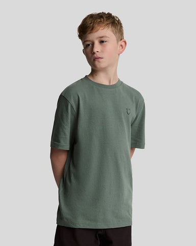 Lyle&Scott junior LINEN T-SHIRT TSB2205V X583 Green Mercurial