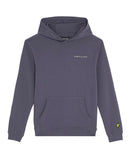 Lyle&Scott junior SCRIPT EMBROIDERED HOODIE MLB2020V_X854 X854 Graystone