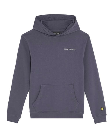 Lyle&Scott junior SCRIPT EMBROIDERED HOODIE MLB2020V_X854 X854 Graystone