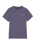 Lyle&Scott junior SCRIPT EMBROIDERED T-SHIRT TSB2012V_X854 854 Graystone