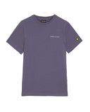 Lyle&Scott junior SCRIPT EMBROIDERED T-SHIRT TSB2012V_X854 854 Graystone