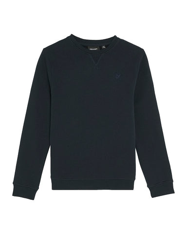 Lyle&Scott junior TONAL CREW NECK SWEATSHIRT MLB2215V_Z271 Z271 Dark Navy
