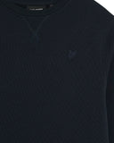 Lyle&Scott junior TONAL CREW NECK SWEATSHIRT MLB2215V_Z271 Z271 Dark Navy