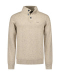 N.Z.A. PULLOVER BUTTON COLLAR 25HN475 1184 Warm Beige Melange