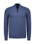 N.Z.A. PULLOVER HALF ZIP 25GN430 1685 Brilliant Blue Melange