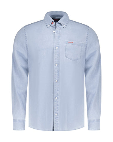 N.Z.A. SHIRT LONG SLEEVE 25GN577 1695 Light Indigo