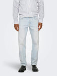 Only&Sons ONSEDGE STRAIGHT LB 9393 22029393 Light blue Bleached Denim