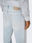 Only&Sons ONSEDGE STRAIGHT LB 9393 22029393 Light blue Bleached Denim