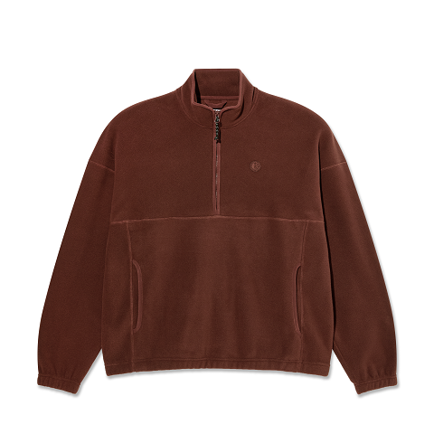 Polar IVAN HALFZIP FLEECE SWEATER POLARIHZS Wine