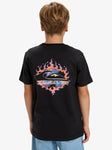 Quiksilver EV IN FLAMES SS YOUTH EQBZT04901 KVJO BLACK