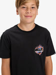 Quiksilver EV IN FLAMES SS YOUTH EQBZT04901 KVJO BLACK
