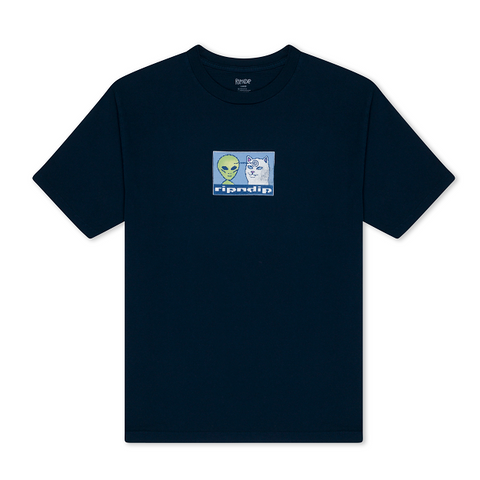 RIPNDIP BRAIN POWER TEE RNDFALL25120 NAVY