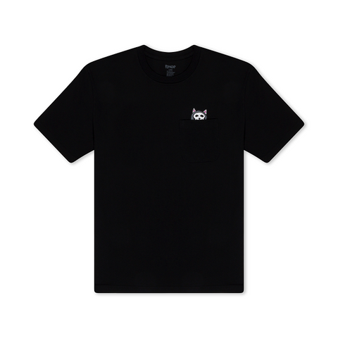 RIPNDIP TRICK OR TREAT POCKET TEE RNDFALL25134 BLACK