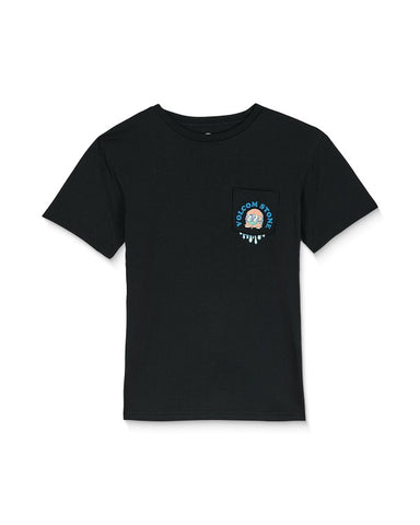 Volcom BURGSTONE POCKET TEE C3532504 BLK Black