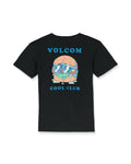 Volcom BURGSTONE POCKET TEE C3532504 BLK Black
