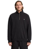 Volcom SINGLE STONE QUARTER ZIP A4632503 BLK Black