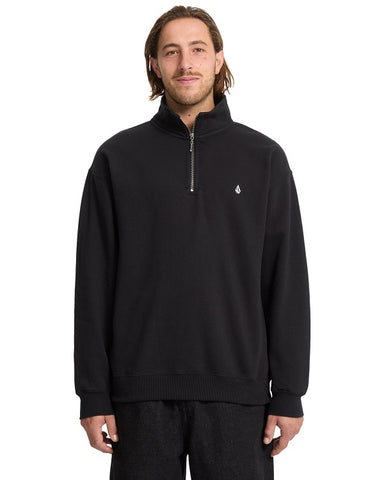 Volcom SINGLE STONE QUARTER ZIP A4632503 BLK Black