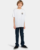 Element kids HILLS SS YOUTH ELBZT00115 Optic White