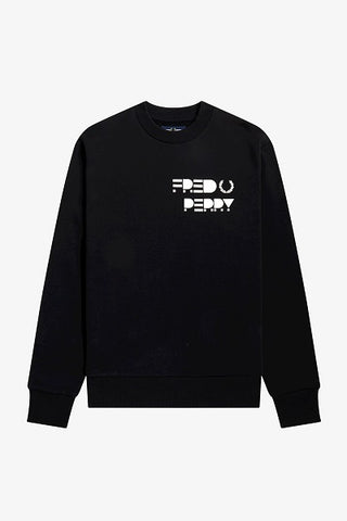 Fred perry CREW NECK SWEATER M4626 102 Black