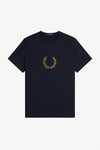 Fred perry LAUREL WREATH GRAPHIC T-SHIRT M5632 608 Navy