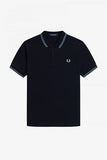 Fred perry POLOSHIRT POLO M3600 Q34 Navy/Silver blue
