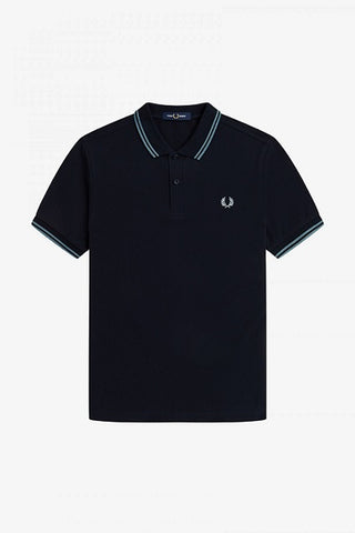 Fred perry POLOSHIRT POLO M3600 Q34 Navy/Silver blue