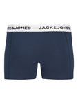 Jack&Jones junior JACBASIC WHITE WB TRUNKS 3 PACK 12217601 Navy/Navy